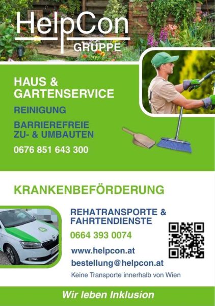 HelpCon Flyer Dienstleistungen